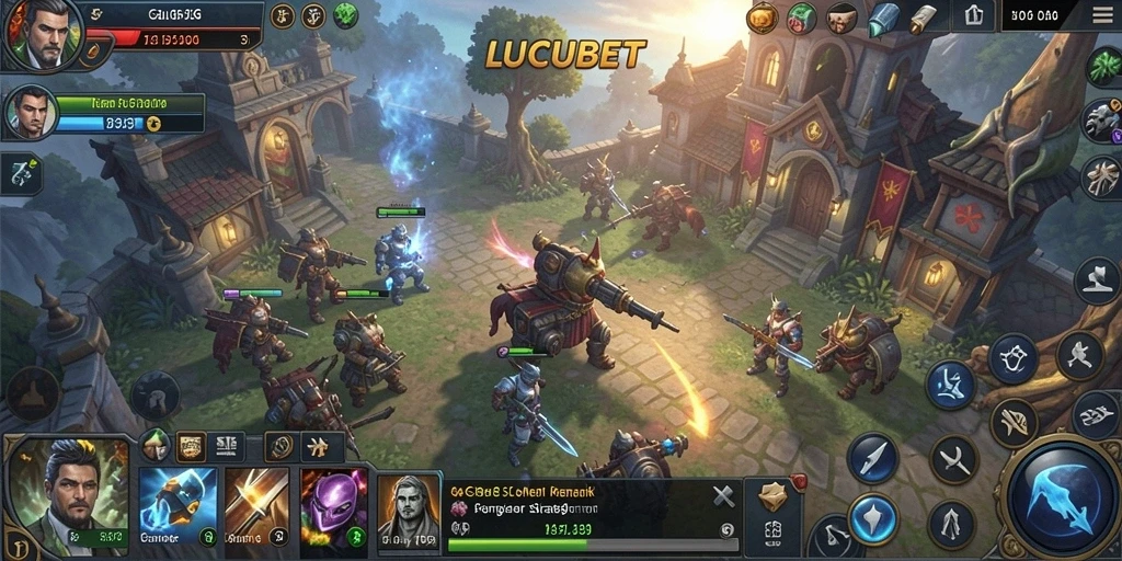 Tampilan gameplay LUCUBET yang menarik dan penuh strategi.