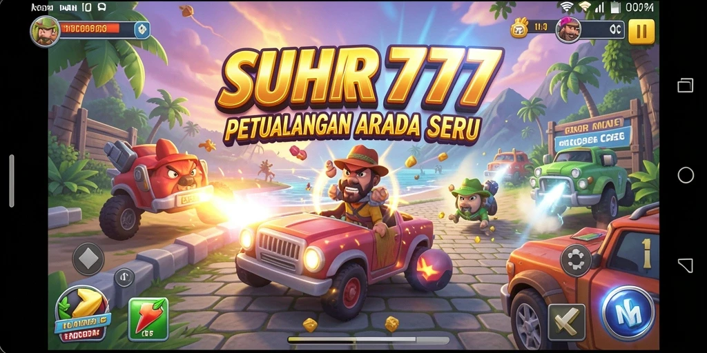 Tangkapan layar SUHU777 menunjukkan aksi gameplay arcade yang seru.